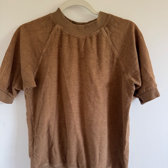 Jungmaven Short Sleeve Raglan Sherpa Sweatshirt Small - Picture 2 of 3